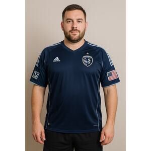 Authentic Adidas Sporting KC 2xl Jersey Lamar Hunt  Jimmy Nielsen Goalie RARE